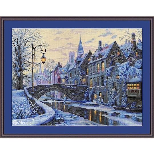 Merejka Winter Evening Counted Cross Stitch Kit